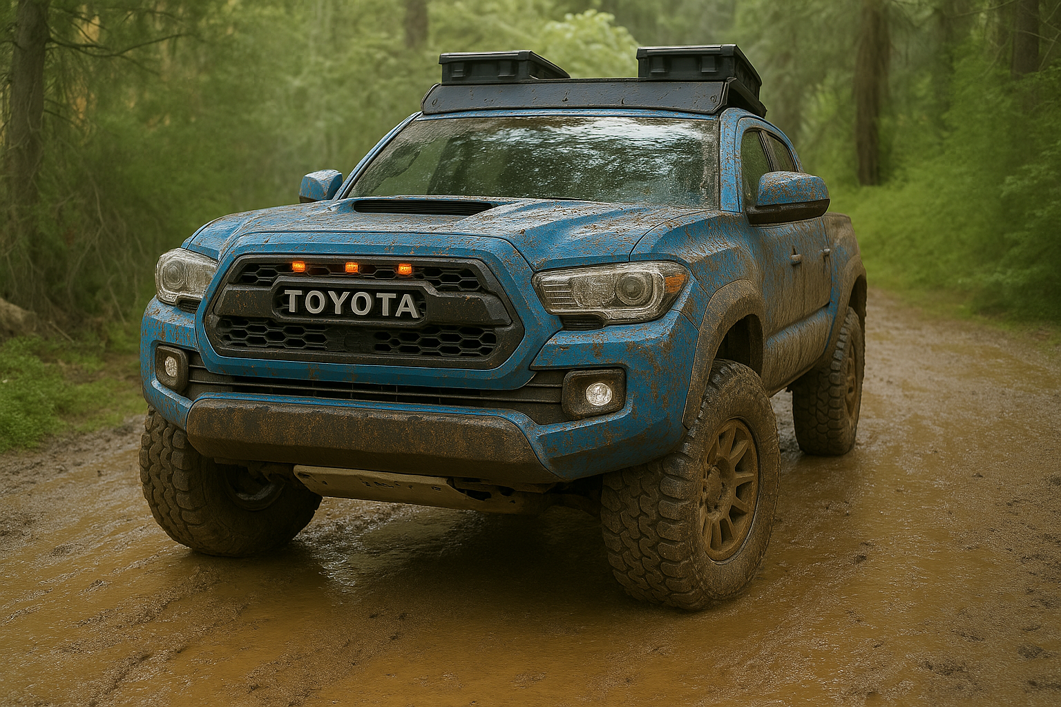 Blue devil muddy fun